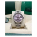 RLX Datejust 36mm 126234 Pink Roman Dial Oyster Stainless Steel - Image 7