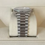 RLX 228349RBR-0036 Day-Date 40mm 18k White Gold Paved With Diamonds Watch - Image 6