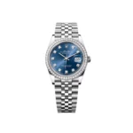 RLX Datejust 36mm 126284 Bright Blue Dial Jubilee Bracelet