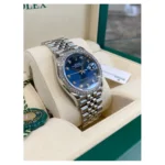RLX Datejust 36mm 126284 Bright Blue Dial Jubilee Bracelet - Image 4