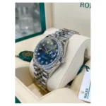 RLX Datejust 36mm 126284 Bright Blue Dial Jubilee Bracelet - Image 5