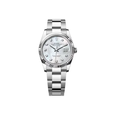 RLX Datejust 36mm 126234 Mother of Pearl Diamond Dial Oyster Stainless Steel