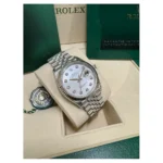 RLX Datejust 36mm 126234 Mother of Pearl Diamond Dial Oyster Stainless Steel - Image 8