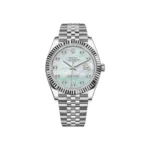 RLX Datejust 41 Mother of Pearl Diamond Stainless Steel Fluted Oyster - 126334 - Image 2