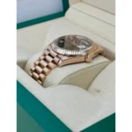 RLX Day-Date "President" 40mm Everose Gold Chocolate Roman Dial - 228235 - Image 3