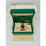 RLX Day-Date "President" 40mm Everose Gold Chocolate Roman Dial - 228235 - Image 8