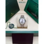 RLX Datejust m278240-0005/0006 31mm Silver Index Domed Bezel Oyster Oystersteel - Image 10