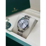 RLX Datejust m278240-0005/0006 31mm Silver Index Domed Bezel Oyster Oystersteel - Image 5