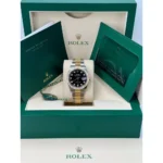 RLX Datejust 36mm 126283 Bright Black Dial Oyster Bracelet Watch - Image 9