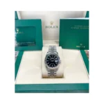 RLX Datejust 36mm 126234 Black Index Jubilee Stainless Steel Mens Watch - Image 3