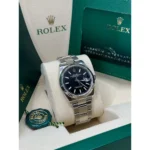 RLX Datejust 36mm 126234 Black Index Jubilee Stainless Steel Mens Watch - Image 8