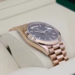 RLX Day-Date "President" 40mm Everose Gold Chocolate Index Dial - 228235 - Image 3