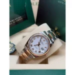 RLX Datejust 36mm 126201 White Dial Oyster Bracelet Watch - Image 8