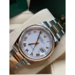 RLX Datejust 36mm 126201 White Dial Oyster Bracelet Watch - Image 9