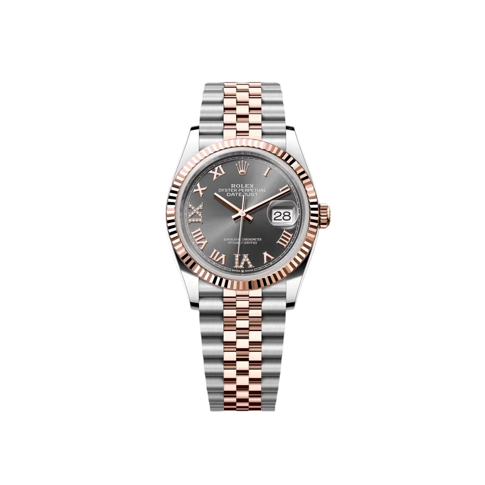 P0467-1 RLX Datejust 36mm 126231 Slate Dial Jubilee Bracelet - Image 1
