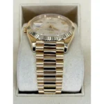 RLX Day-Date "President" 40mm Yellow Gold Silver Roman Dial - 228238 - Image 5