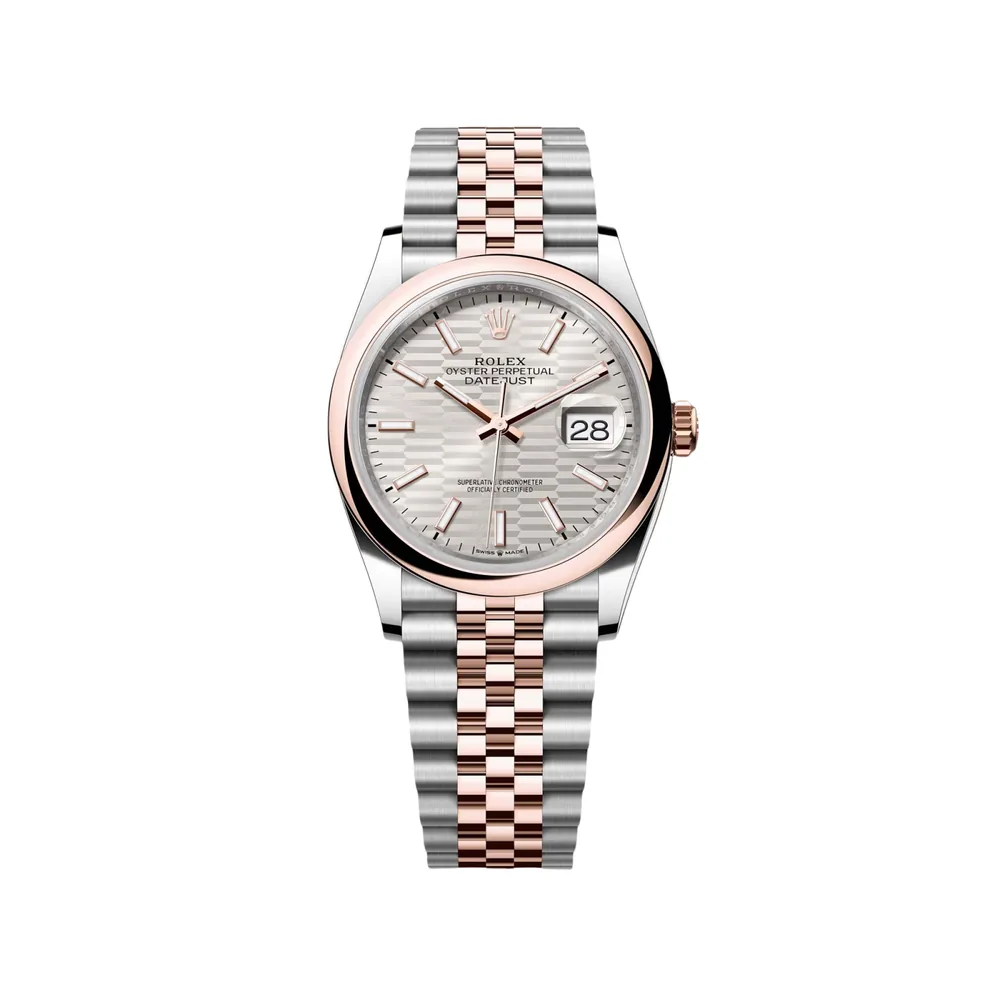 P0477-1 RLX Datejust 36mm 126201 Silver Dial Oyster Bracelet Watch - Image 1