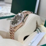 RLX Day-Date 40mm Slate Ombré Dial and Diamond Bezel 228345rbr-0025 - Image 4