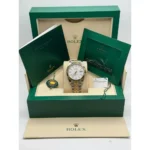 RLX Datejust 41mm 126333 White Index Oyster Steel and Yellow Gold Mens Watch - Image 12