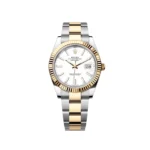 RLX Datejust 41mm 126333 White Index Oyster Steel and Yellow Gold Mens Watch - Image 2