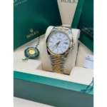 RLX Datejust 41mm 126333 White Index Oyster Steel and Yellow Gold Mens Watch - Image 5