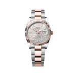 RLX Datejust 36mm 126231 Silver Palm Motif Dial Oyster Bracelet
