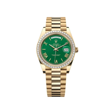 RLX Day-Date 40mm 228398TBR-0039 Green Dial President Watch