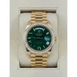 RLX Day-Date 40mm 228398TBR-0039 Green Dial President Watch - Image 2
