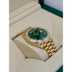 RLX Day-Date 40mm 228398TBR-0039 Green Dial President Watch - Image 4