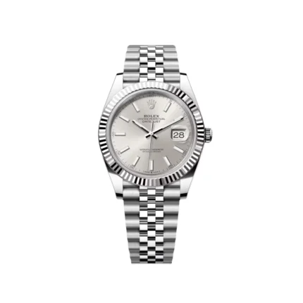 RLX Datejust 41mm 126334 Silver Index Jubilee Stainless Steel Mens Watch
