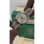 RLX Datejust 41mm 126334 Silver Index Jubilee Stainless Steel Mens Watch - Image 13