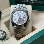 RLX Datejust 41mm 126334 Silver Index Jubilee Stainless Steel Mens Watch - Image 9