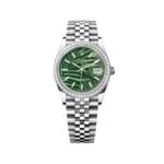 RLX Datejust 36mm 126284 Olive Green Dial Jubilee Bracelet