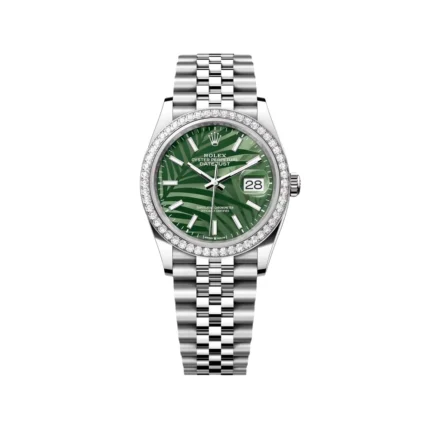 RLX Datejust 36mm 126284 Olive Green Dial Jubilee Bracelet
