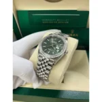 RLX Datejust 36mm 126284 Olive Green Dial Jubilee Bracelet - Image 8