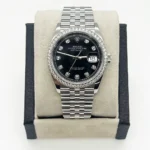 RLX Datejust 36mm 126284 Black Dial Jubilee bracelet - Image 3