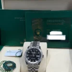 RLX Datejust 36mm 126284 Black Dial Jubilee bracelet - Image 7