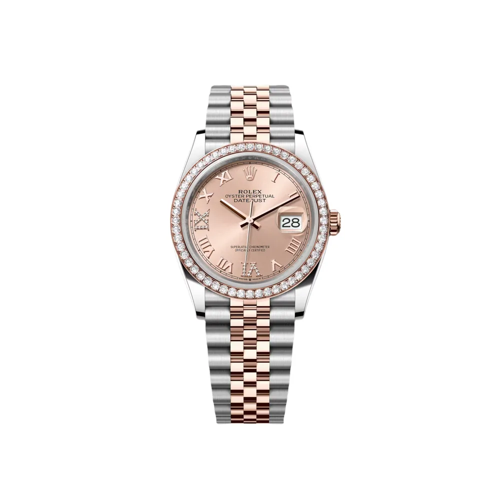 P0498-1 RLX Datejust 36mm 126281 Rose Dial Oyster 36mm Bracelet - Image 1