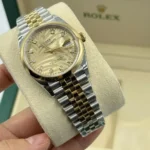 RLX Datejust 36mm 126203 Golden Palm Dial Domed Bezel Oyster Bracelet - Image 6