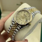 RLX Datejust 36mm 126203 Golden Palm Dial Domed Bezel Oyster Bracelet - Image 7