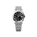 RLX Datejust 36mm 126200 Stainless Steel Black Dial Jubilee Watch