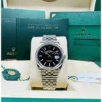 RLX Datejust 36mm 126200 Stainless Steel Black Dial Jubilee Watch - Image 3