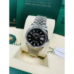 RLX Datejust 36mm 126200 Stainless Steel Black Dial Jubilee Watch - Image 5