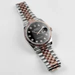 RLX Datejust 36mm 126201 Bright Black Dial Jubilee Bracelet Watch - Image 4