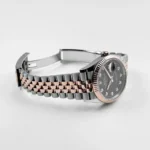 RLX Datejust 36mm 126201 Bright Black Dial Jubilee Bracelet Watch - Image 5