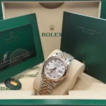 RLX Datejust 36mm 126231 Silver Fluted Motif Dial Oystersteel and Everose gold Bracelet - Image 5