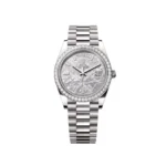 RLX Day-Date 40mm 228349RBR-0040 Meteorite Dial President Bracelet