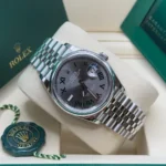 RLX Datejust 36mm 126200 Oyster Perpetual Wimbledon Dial Jubilee Stainless Steel - Image 5