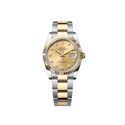 RLX Datejust 36mm 126233 Champagne Dial Jubilee Bracelet Watch