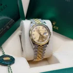 RLX Datejust 36mm 126233 Champagne Dial Jubilee Bracelet Watch - Image 11